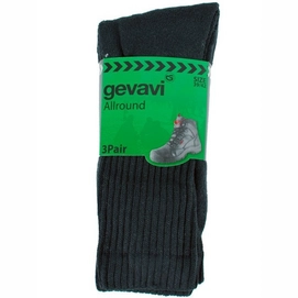 Sokken Gevavi GW84 Basic Zwart (3 paar)