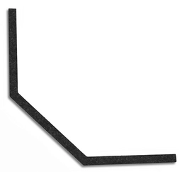 Dorpel Sealskin Get Wet Zwart 5 Hoek cm