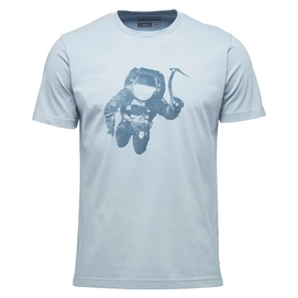 T-Shirt Black Diamond Mens SS Spaceshot Tee Stone Blue