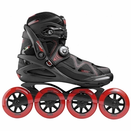Rollers Roces Gymnasium 2.0 90 TIF Noir Rouge-Taille 46