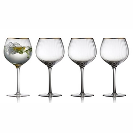 Verre Gin & Tonic Lyngby Verre Palermo Gold 650 ml (4 pièces)