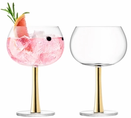 Gin Tonic Glas L.S.A. Gin Goud 420 ml (2-Delig)