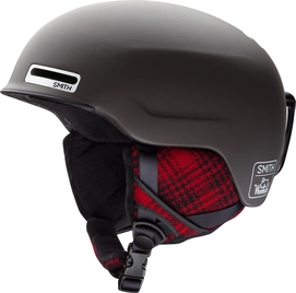 Skihelm Smith Maze Matte Woolrich Braun