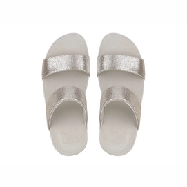 Sandaal FitFlop Shimmy™ Suede Slide Silver