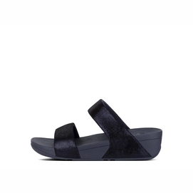 Sandaal FitFlop Shimmy™ Suede Slide Midnight Navy