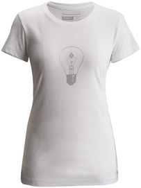 T-Shirt Black Diamond Femmes Ss Bd Idea Tee White