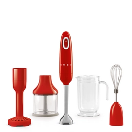 Staafmixer Smeg HBF02 50 Style Rood + Accessoires