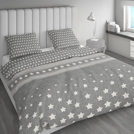 Dekbedovertrek Ambianzz Herring Stars Dark Grey Katoen