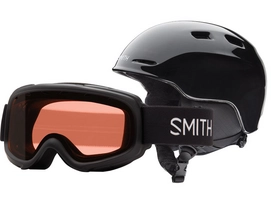 Skihelm Smith Zoom Kids/Gambler Black