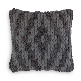 Housse de coussin Heckett & Lane Darla Gris Anthracite (45 x 45 cm)