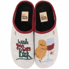 Pantoffel Hot Potatoes Men Kilteel Grey
