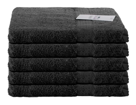 Serviette de Toilette Nightlife Black (50 x 100 cm) (set de 5)
