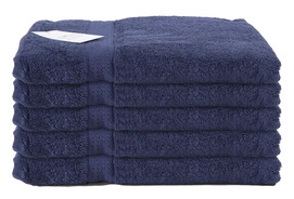 Serviette de Toilette Nightlife Dark Blue (50 x 100 cm) (set de 5)