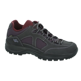 Wandelschoen Hanwag Gritstone II Lady LL Asphalt Dark Garnet