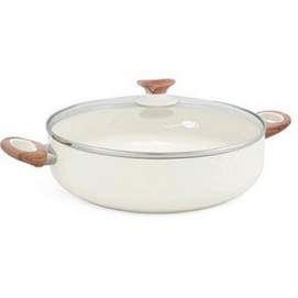 Hapjespan WoodBe Crème 28 cm GreenPan