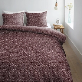 Housse de Couette Ambiante Harley Dark Red Satin-140 x 200 / 220 cm | 1-personne