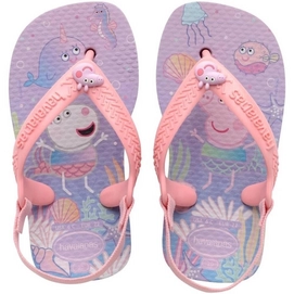 Flip Flops Havaianas Baby Peppa Pig Quiet Lilac Kinder-Schuhgröße 21