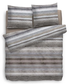 Bettwäsche Heckett & Lane North Taupe Grau Flanell