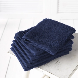 Washandje De Witte Lietaer Helene Medieval Blue (set van 6)