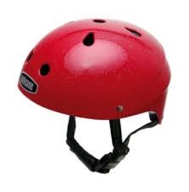 Fietshelm Nutcase Little Nutty Red Sparkle