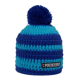 Beanie Poederbaas Short Colourful Blue