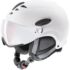Skihelm Uvex Hlmt 300 Visor White Mat