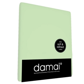 Drap-housse Sommier Tapissier / Matelas à eau Damai Soft Green (Coton)-70 x 200 cm
