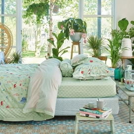 Taies d'oreiller PiP Studio Hummingbirds Green Percale (50 x 75 cm)