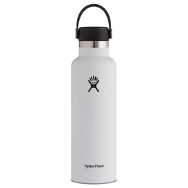 Thermosfles Hydro Flask Standard Mouth Flex Cap White 621 ml