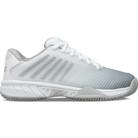 Chaussure de Tennis K-Swiss Women Hypercourt Express 2 HB White Highrise Silver