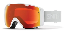 Masque de Ski Smith I/O White Vapor / ChromaPop Everyday Red Mirror