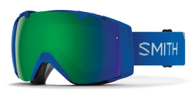 Masque de Ski Smith I/O Imperial Blue / ChromaPop Sun Green Mirror