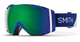Masque de Ski Smith I/O Klein Blue Split / ChromaPop Sun Green Mirror