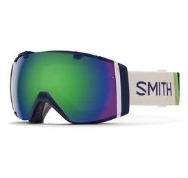 Masque de Ski Smith I/O Midnigt Brighton Frame/Green Sol-X Lens