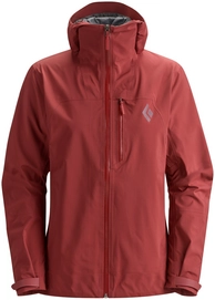 Ski Jacket Black Diamond W Sharp End Shell Maroon