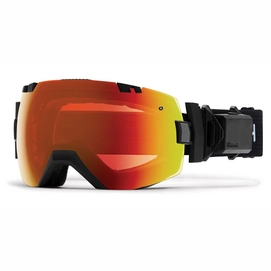 Skibril Smith I/Ox T.Fan Black / ChromaPop Everyday Red Mirror