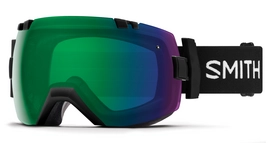 MLasque de ski Smith I/OX Black / ChromaPop Everyday Green Mirror 2018 Noir