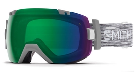 Skibrille Smith I/OX Cloudgrey / ChromaPop Everyday Mirror Grün