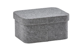 Opbergmand Aquanova Imago Donker Grijs Medium (3 stuks)
