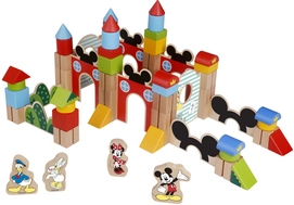 Blokken Hout Disney Mickey Mouse (60-delig)