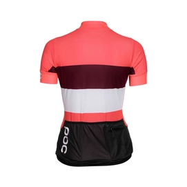 Fietsshirt POC Women Essential Road Light Jersey Flerovium Pink/Hydrogen White