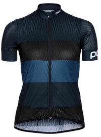 Fietsshirt POC Women Essential Road Light Jersey Navy Black