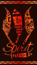 Strandlaken Le Comptoir De La Plage Spirit Indian Spirit Oranje