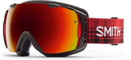 Skibril Smith I/O Woolrich Hunter Frame/Red Sol X Mirror/Blue Sensor Mirror Lens