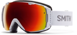 Skibril Smith I/O White Frame/Red Sol X Mirror/Blue Sensor Mirror Lens