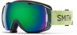 Skibril Smith I/O Vagabond Frame/Green Sol X Mirror/Blue Sensor Mirror Lens