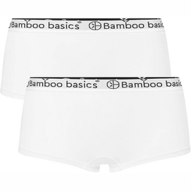 Hipster Bamboo Basics Femme Iris White (Lot de 2)-S