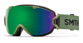 Skibrille Smith I/OS Olive Frame ChromaPop™ Sun Damen