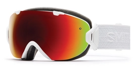 Skibril Smith I/OS White Eclipse Frame Red Sol-X Mirror