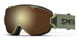 Skibril Smith I/OS Olive Frame Gold Sol-X Mirror
